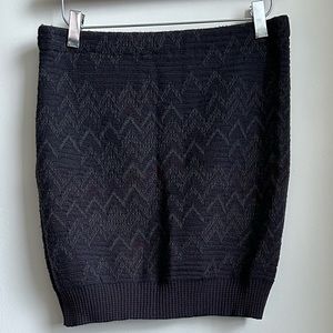 Vintage Knit Mini Skirt